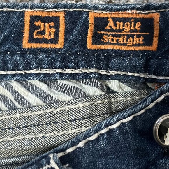 Rock Revival Women's Denim Jeans, Women's size 26, Angie Straight - Picture 7 of 16
